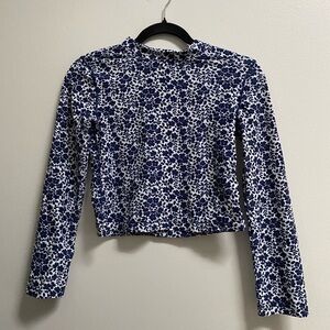 Gap Kids Floral Printed Rashguard XL (12)